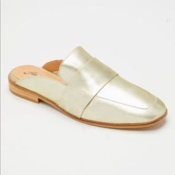 Free People At Ease Loafer in Gold Metallic - Picture 13 of 16